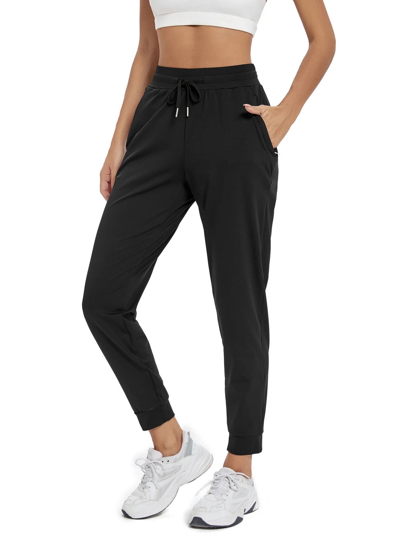 Women's High Waisted Joggers With Pockets Yoga Sweatpants