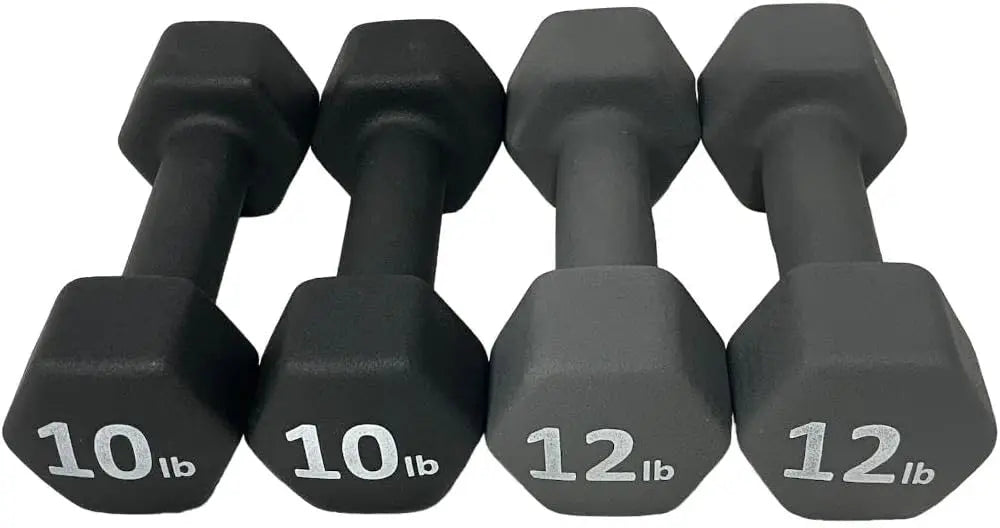 Neoprene Coated Dumbbell Hand Weights Set For Home Gym
