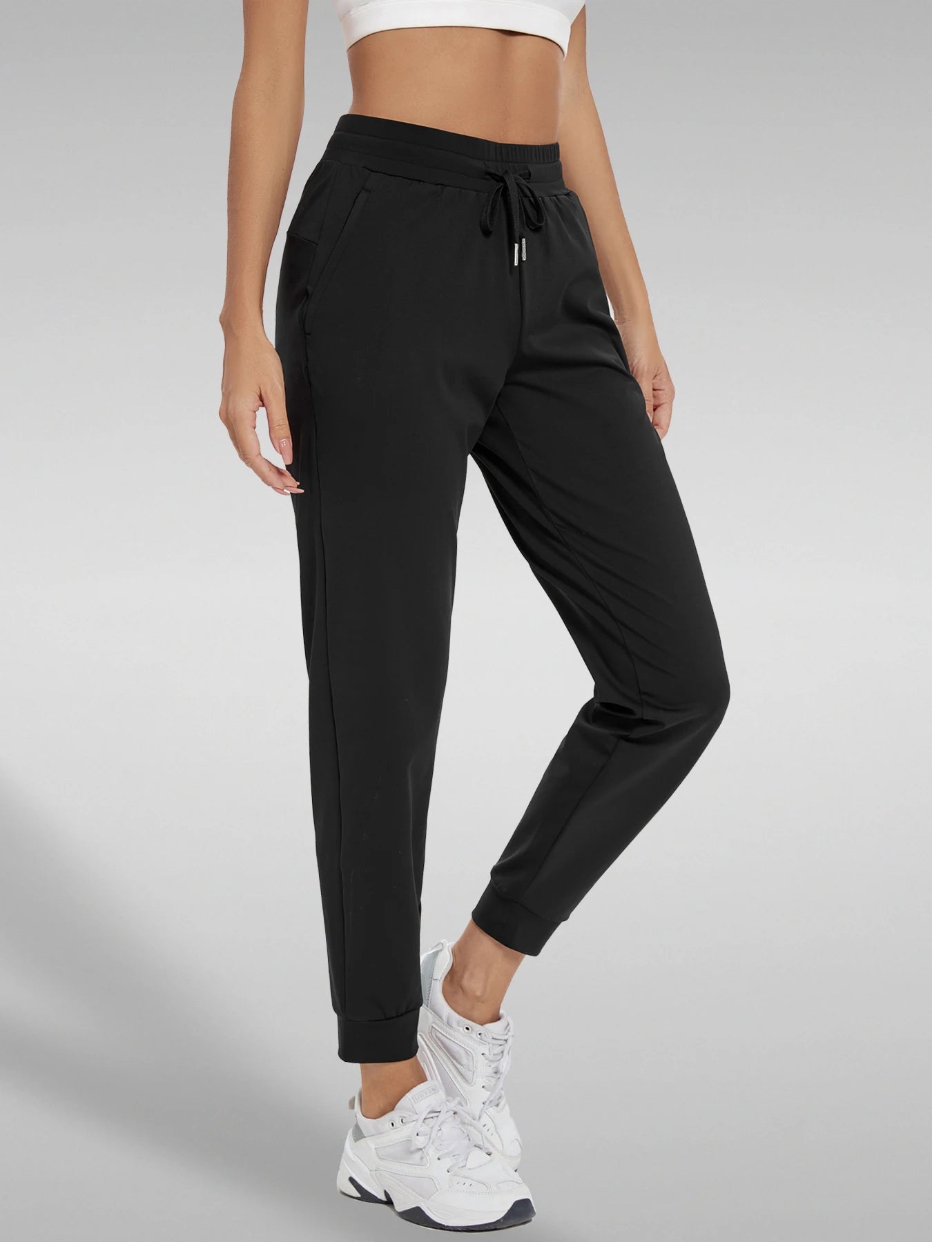 Women's High Waisted Joggers With Pockets Yoga Sweatpants