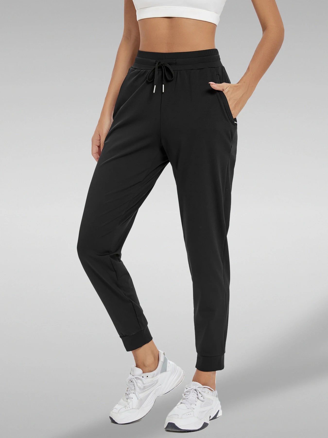 Women's High Waisted Joggers With Pockets Yoga Sweatpants
