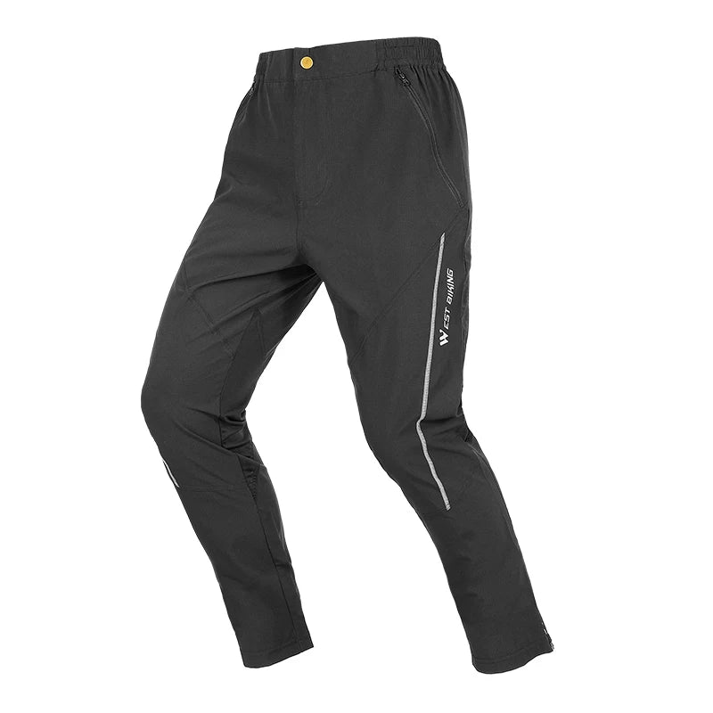 West Biking Men's Quick Dry Reflective Jogger Pants Outdoor