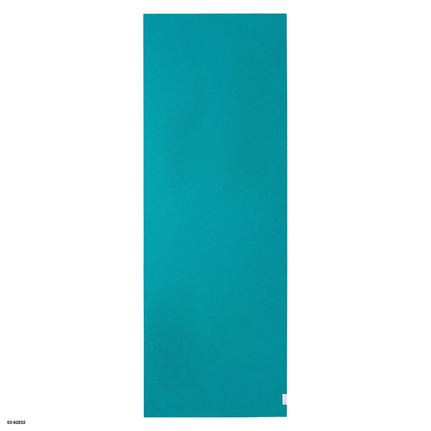 Two Pack Non Slip Yoga Pilates Mat Towel Teal Gray