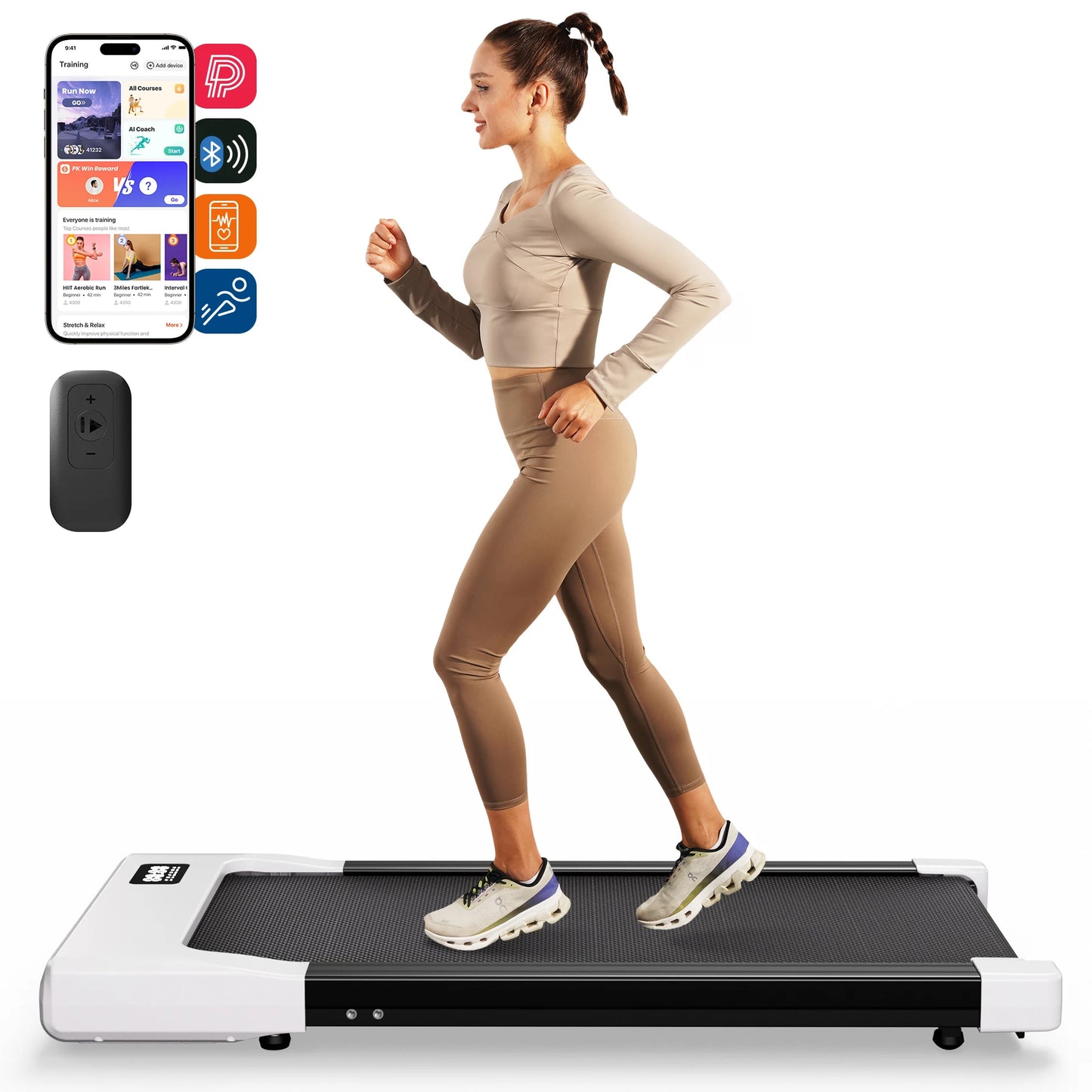 Walking Pad Under Desk Treadmill 2 In 1 With LED Display