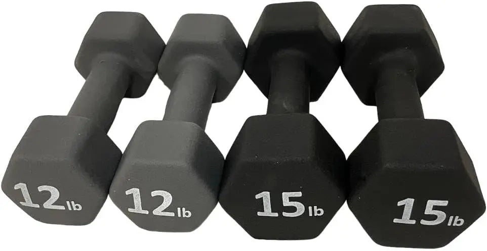 Neoprene Coated Dumbbell Hand Weights Set For Home Gym