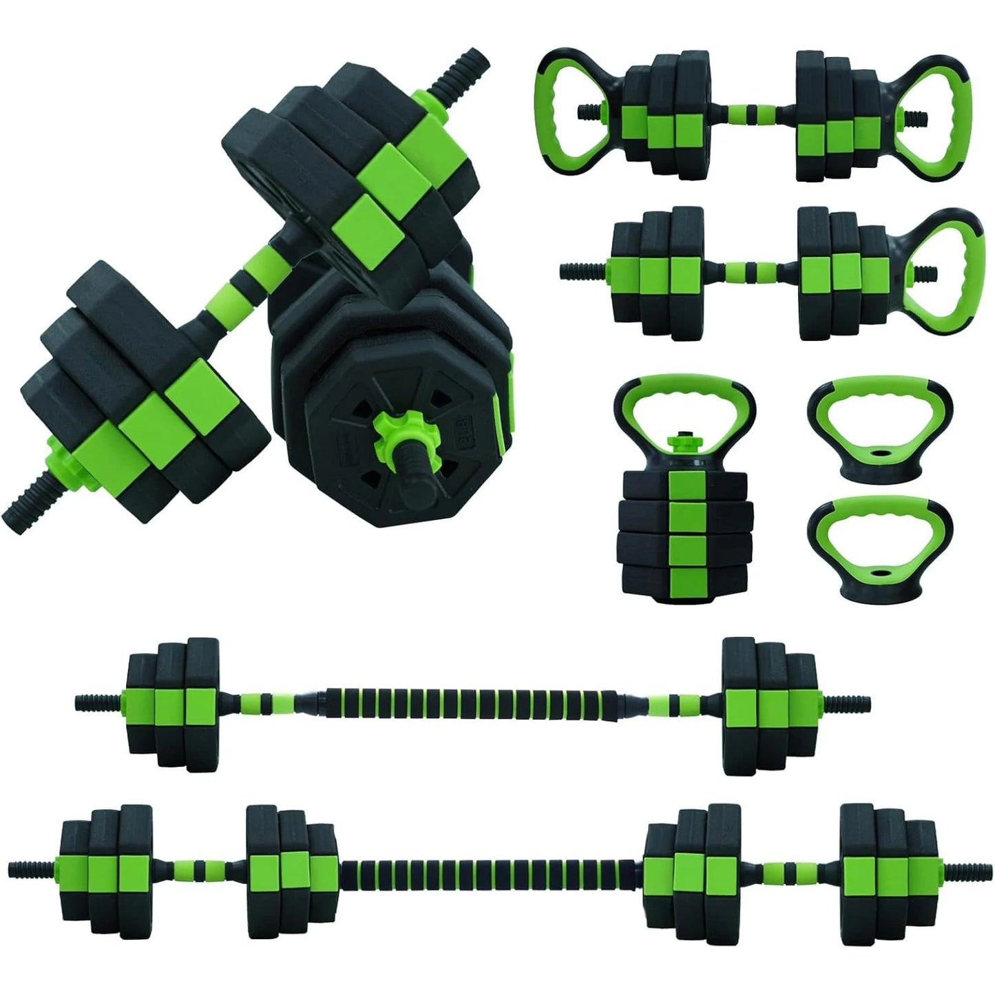 HiMISS 4 In 1 Adjustable Kettlebell And Dumbbell Set Gym