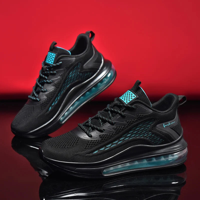 Mens Air Running Shoes Breathable Non Slip Casual Trainers