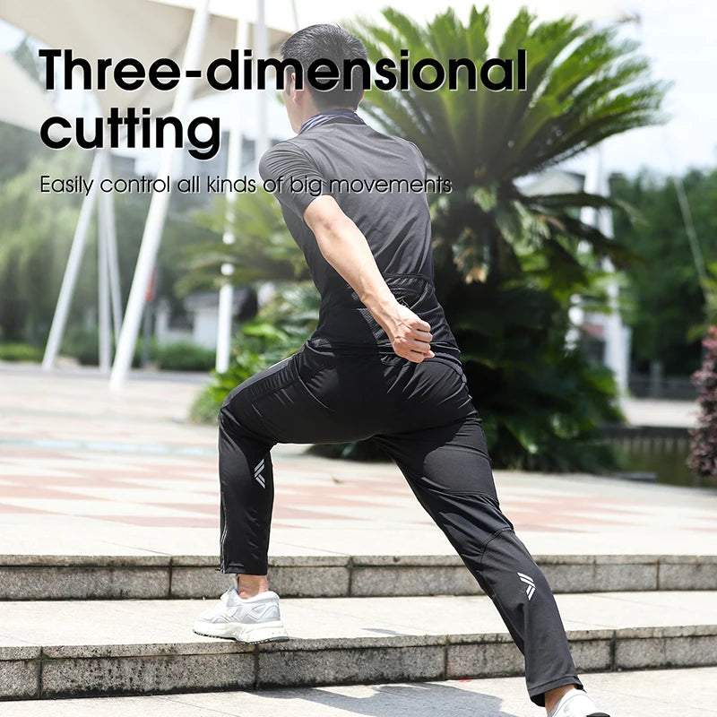 West Biking Men's Quick Dry Reflective Jogger Pants Outdoor