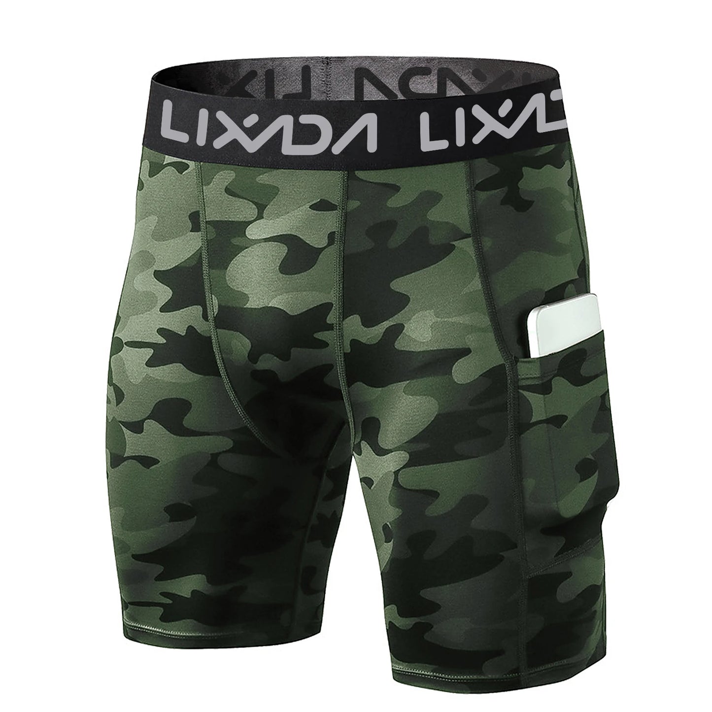 Lixada Men Sports Shorts 3 Pack Size L With Pocket Wicking