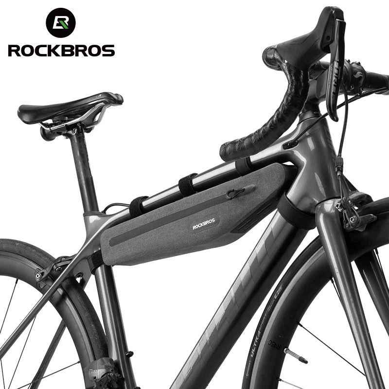 RockBros 1.5L Waterproof Triangle Bike Bag Double Zipper