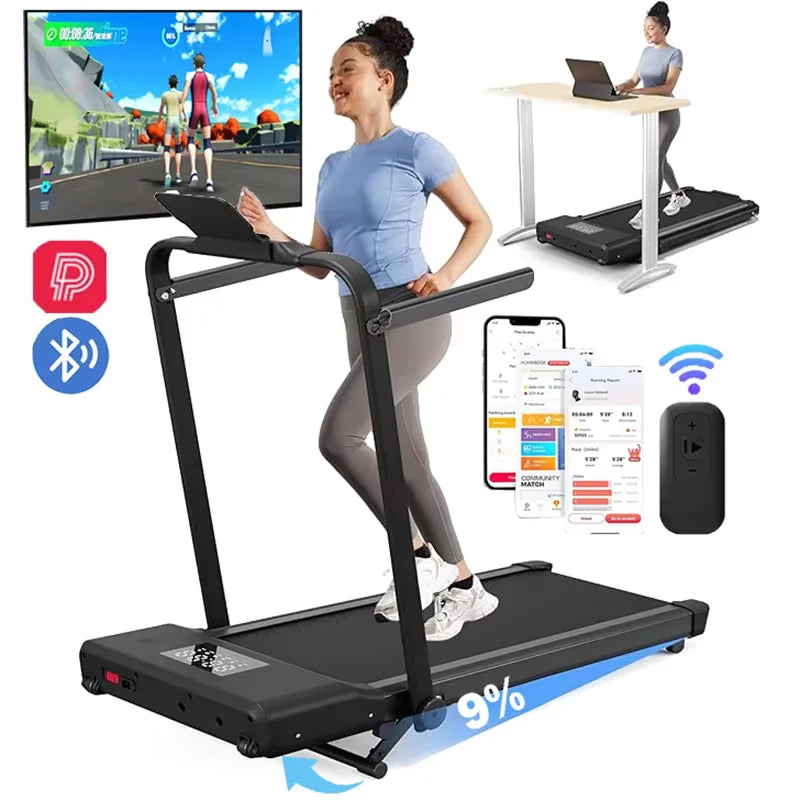Hot Walking Pad Treadmill With 9 Incline Under Desk