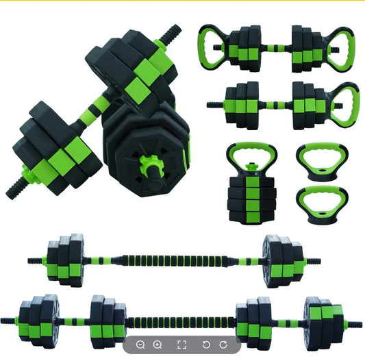 HiMISS 4 In 1 Adjustable Kettlebell And Dumbbell Set Gym
