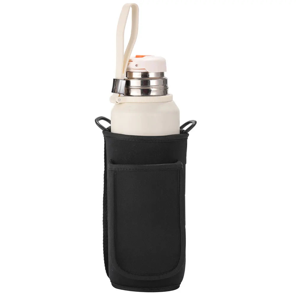 Magnetic Gym Bag With Water Bottle Holder 40oz Phone Pouch