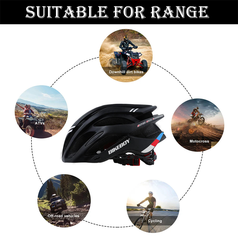 Mojoyce MTB Cycling Helmet Breathable Adjustable Bike Fit