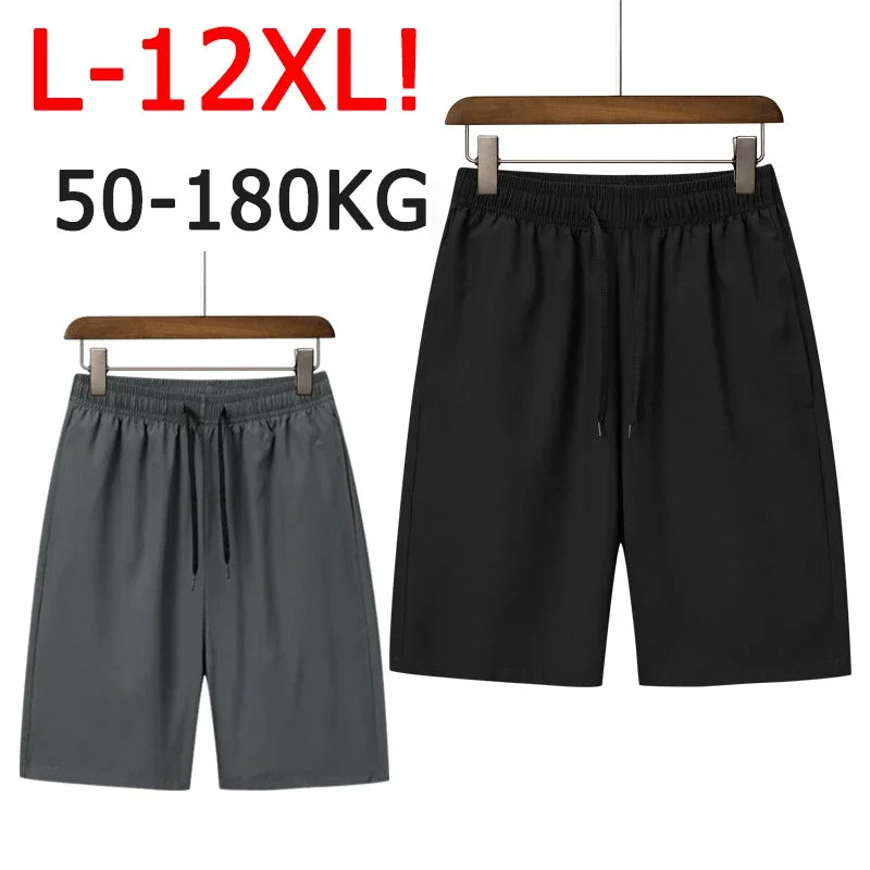 Plus Size Mens Breathable Shorts 10XL 11XL 12XL Summer