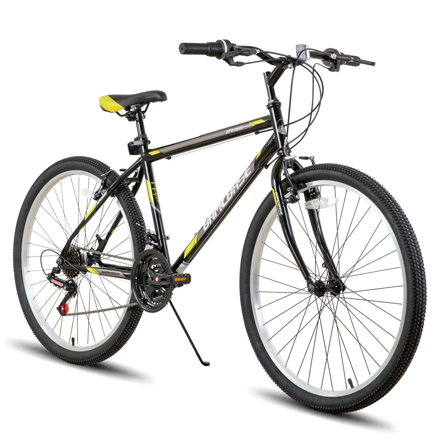 Joystar Hiland Mountain Bike For Adults Unisex 21 Speed High Carbon Steel Frame MTB
