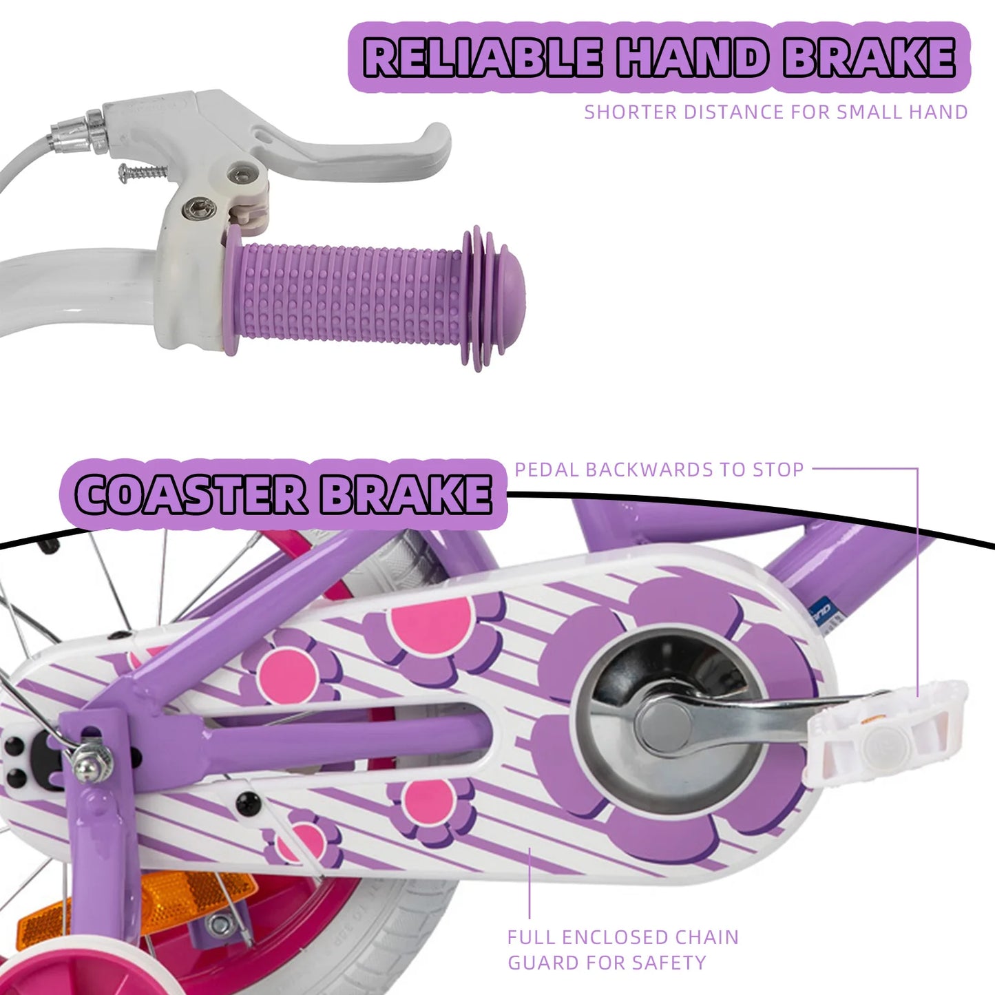 Joystar Kids Bicycle With Basket And Stabilisers