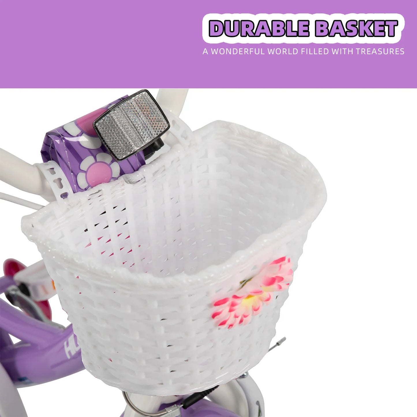 Joystar Kids Bicycle With Basket And Stabilisers