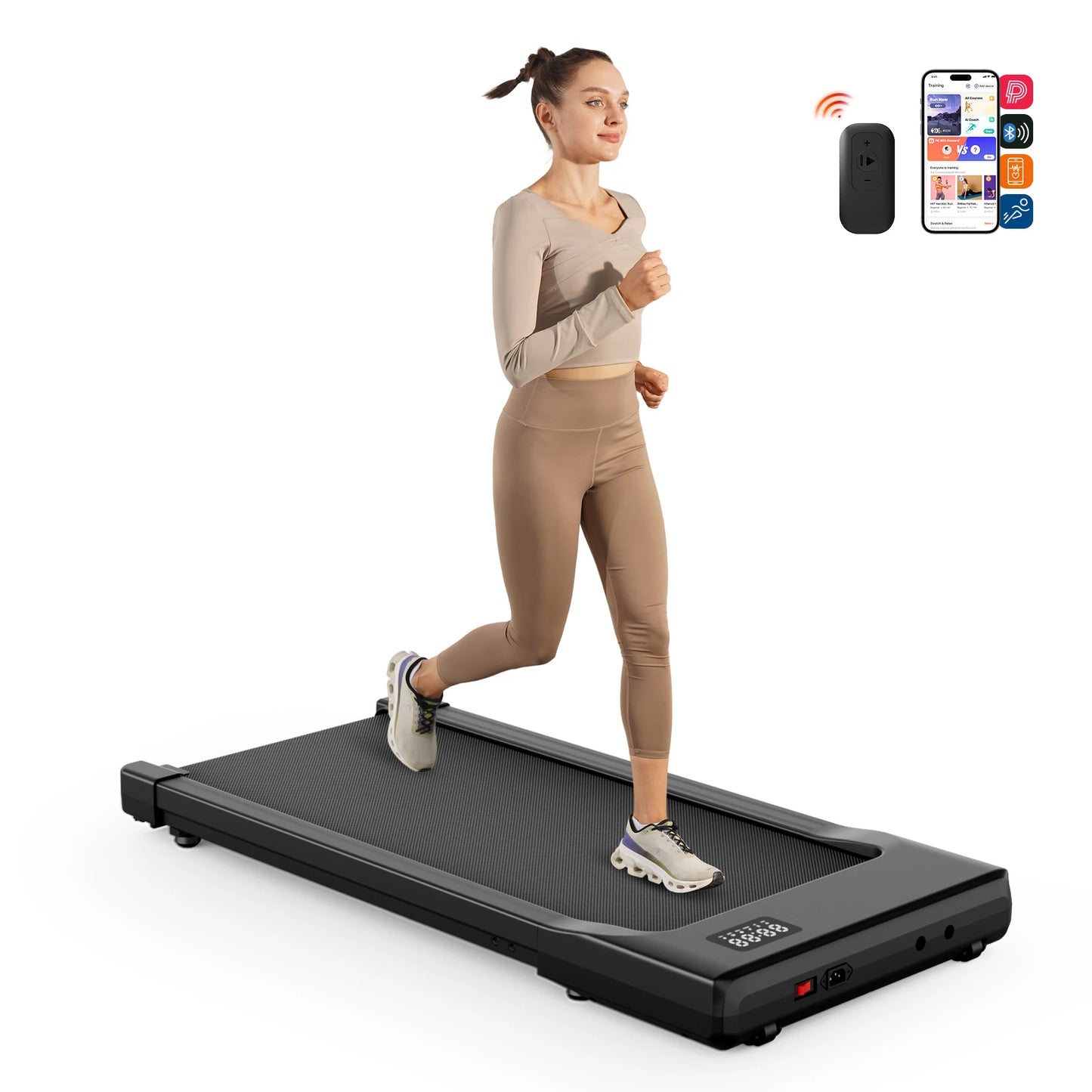 Walking Pad Under Desk Treadmill 2 In 1 With LED Display