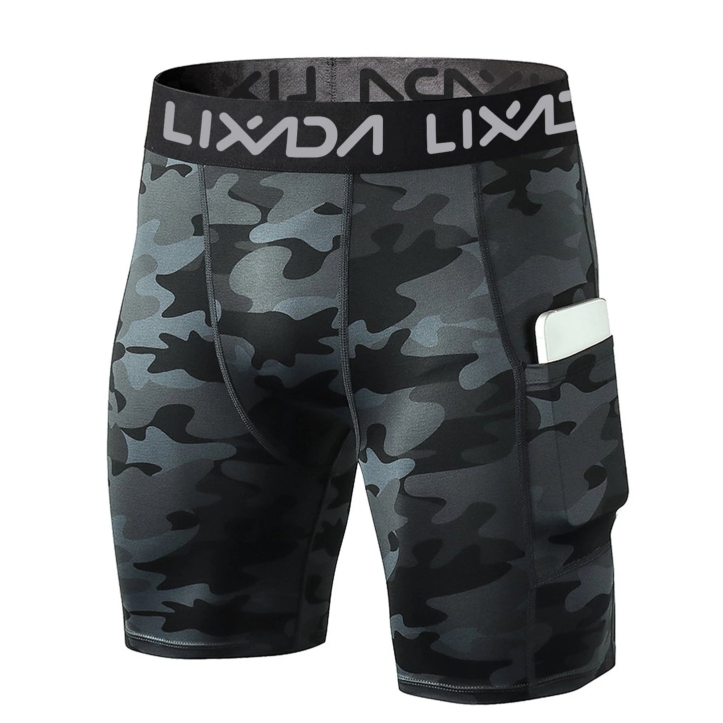 Lixada Men Sports Shorts 3 Pack Size L With Pocket Wicking