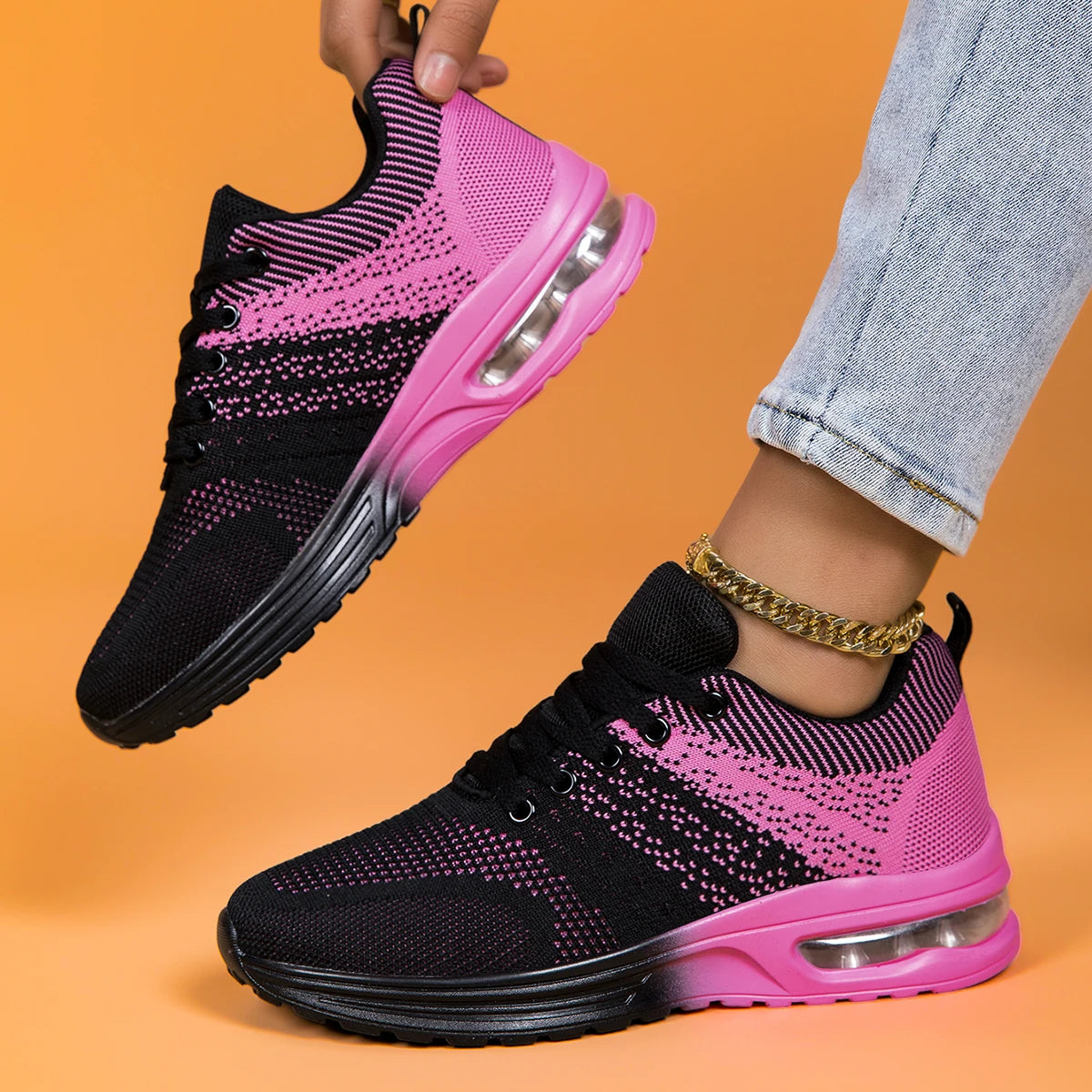 Unisex Running Shoes Breathable Lightweight Mesh Comfort