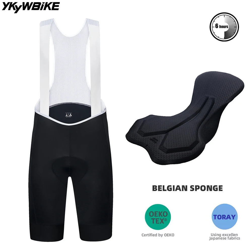 Mens Cycling Bib Shorts Padded MTB Pro Interface Road Bike