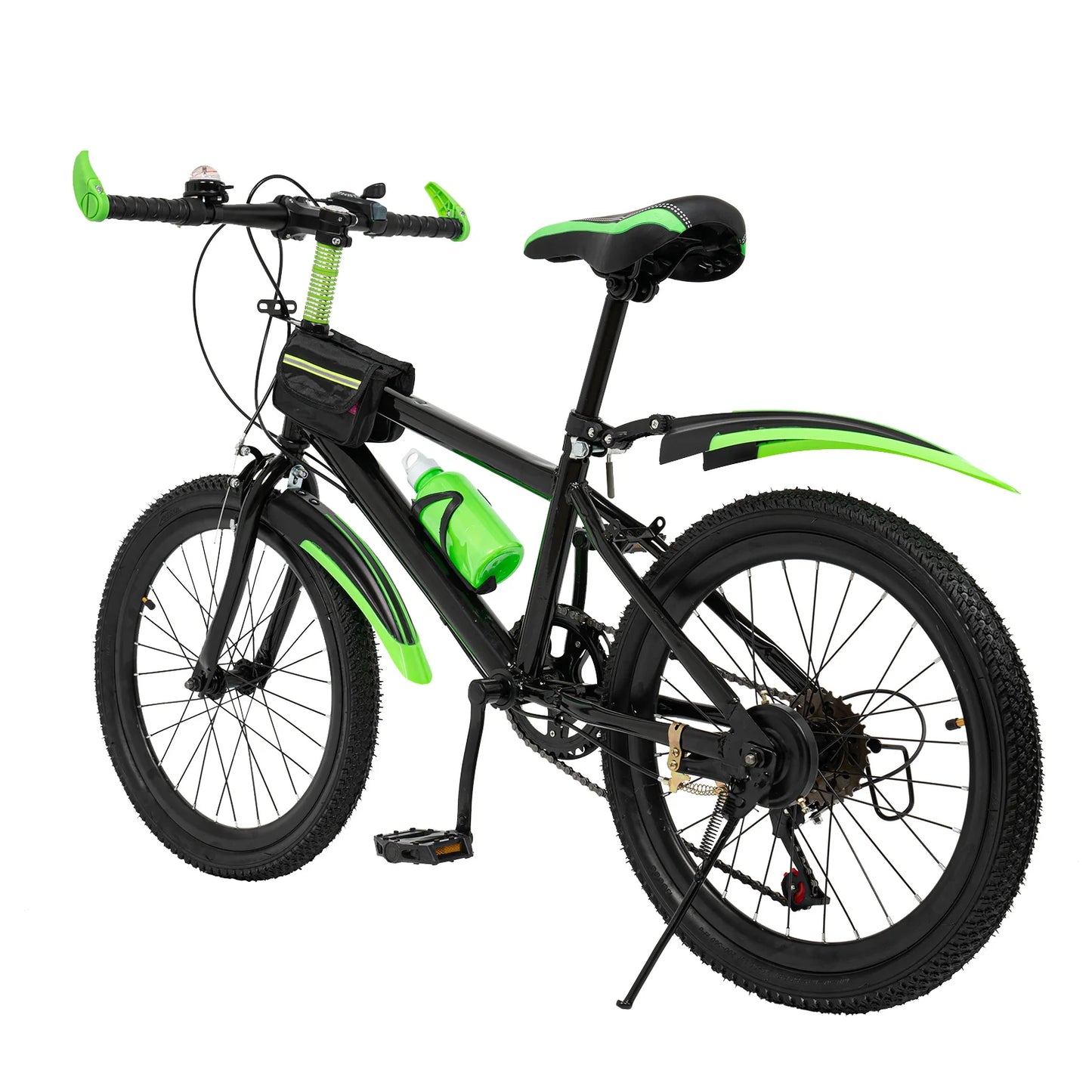 Adjustable Children's Mountain Bike With 7 Speed Braking System Bell