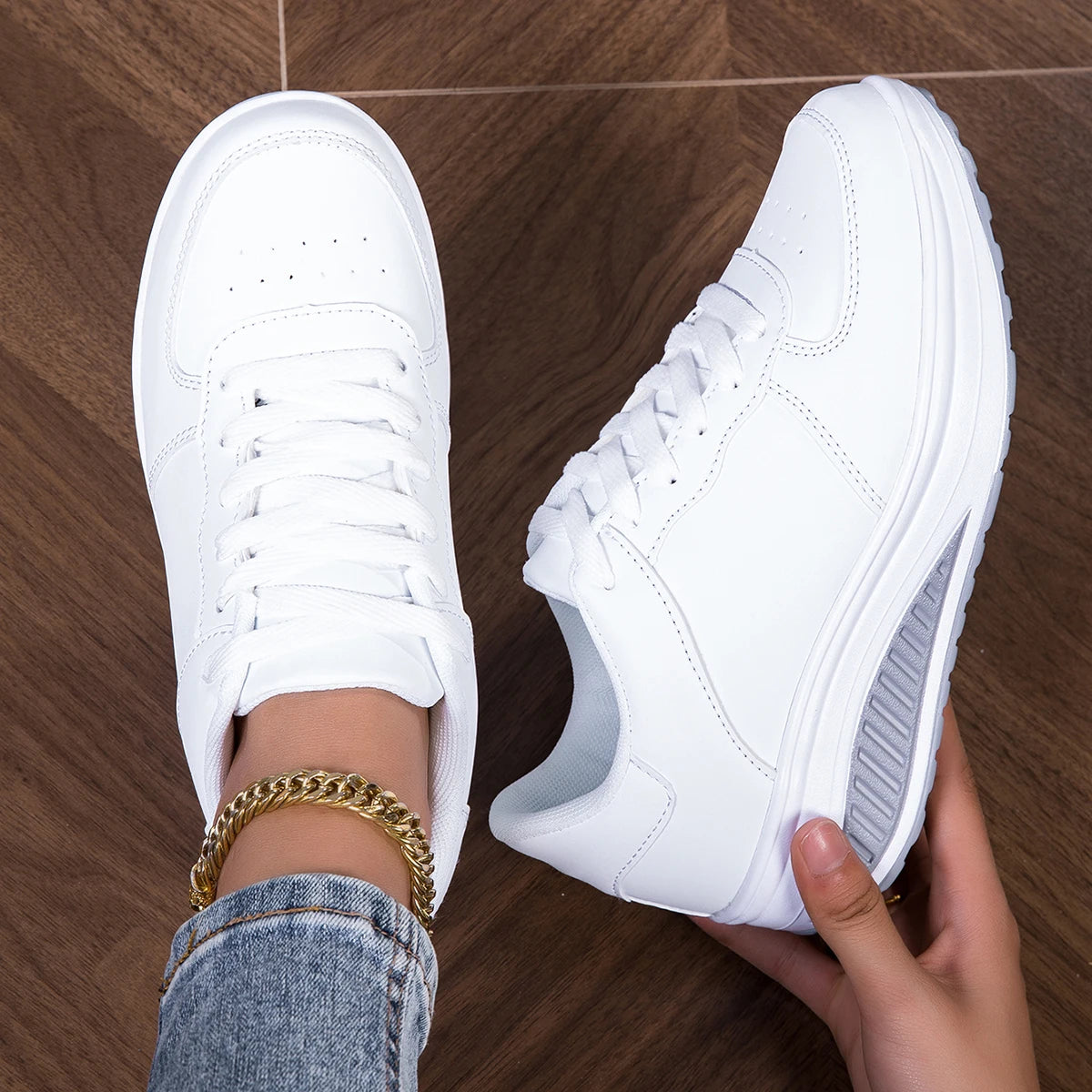 Women Glitter Sneakers Fashion Lightweight Walking Shoes 1