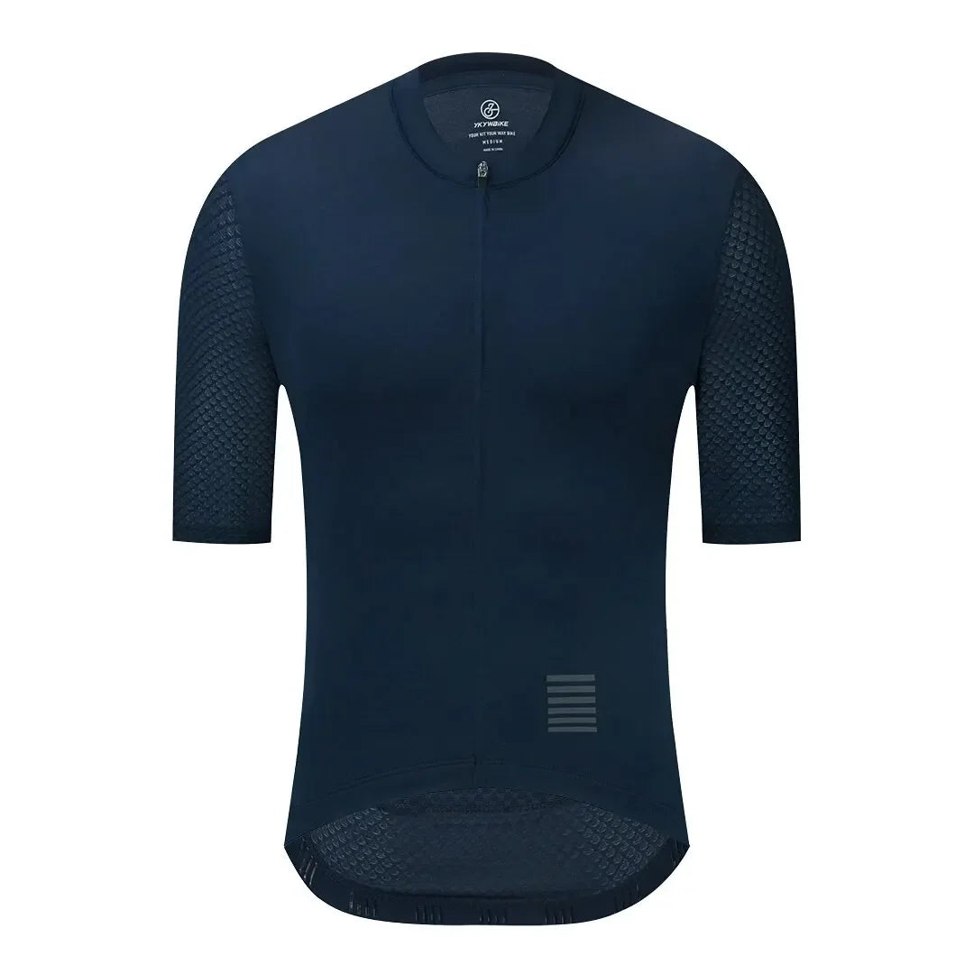 Reflective MTB Cycling Jersey Short Sleeve With Pockets