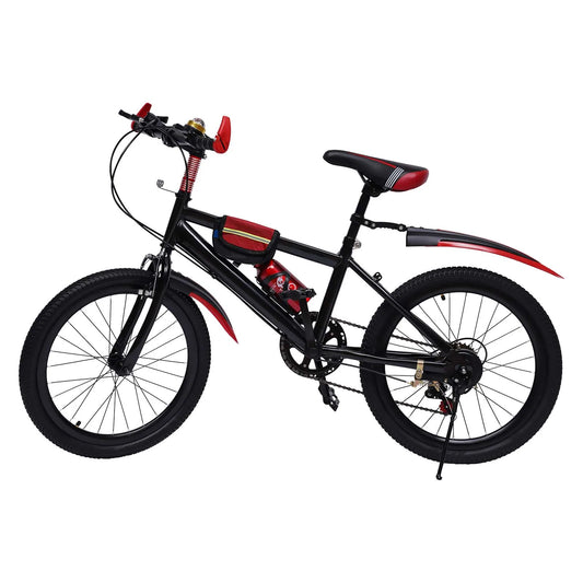Fork Kids Mountain Bike With 7 Speed Gears Height Adjustable