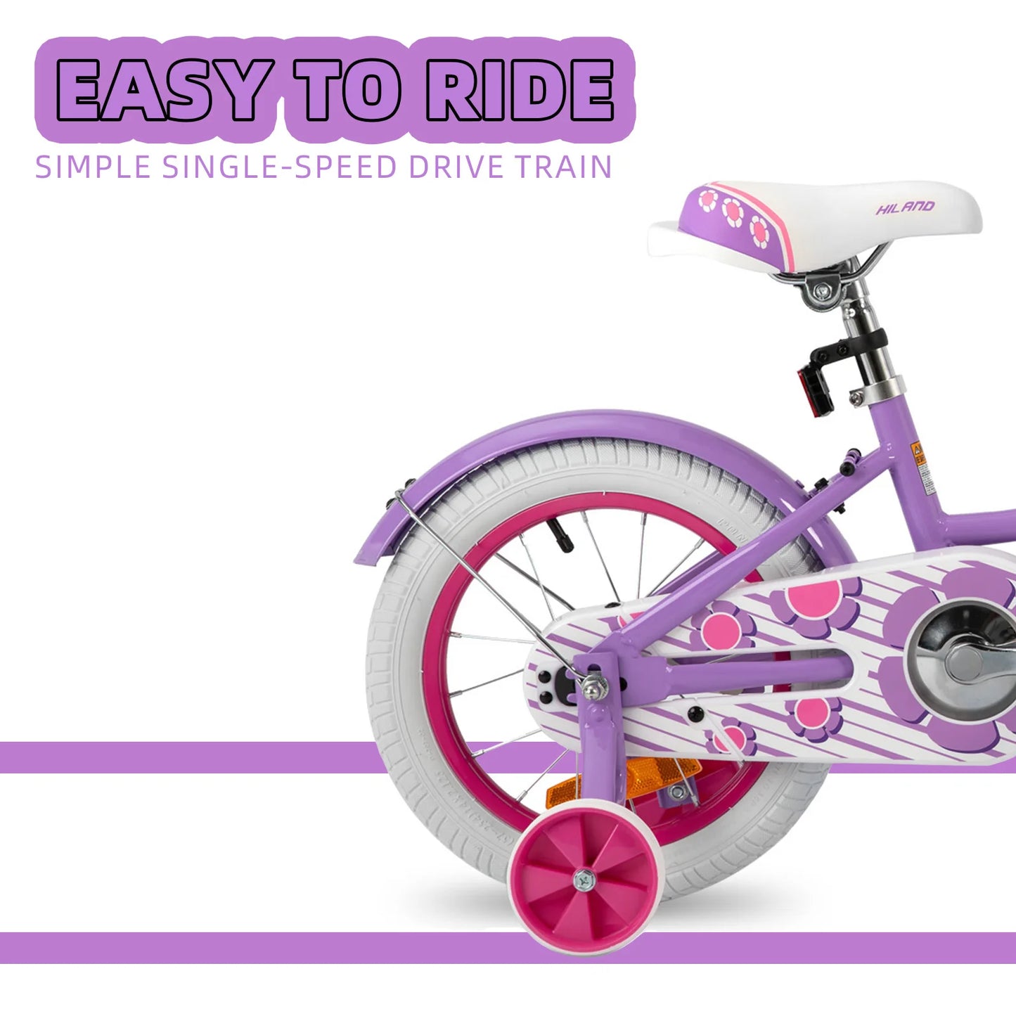 Joystar Kids Bicycle With Basket And Stabilisers