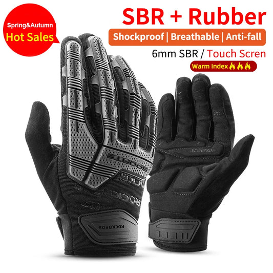 Rockbros Gel Pad Tactical Cycling Gloves Shockproof