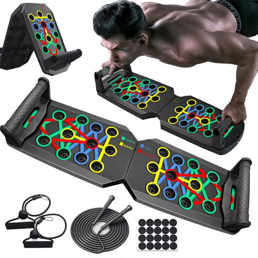Portable Multifunctional Push-up Board Set for Home Fitness