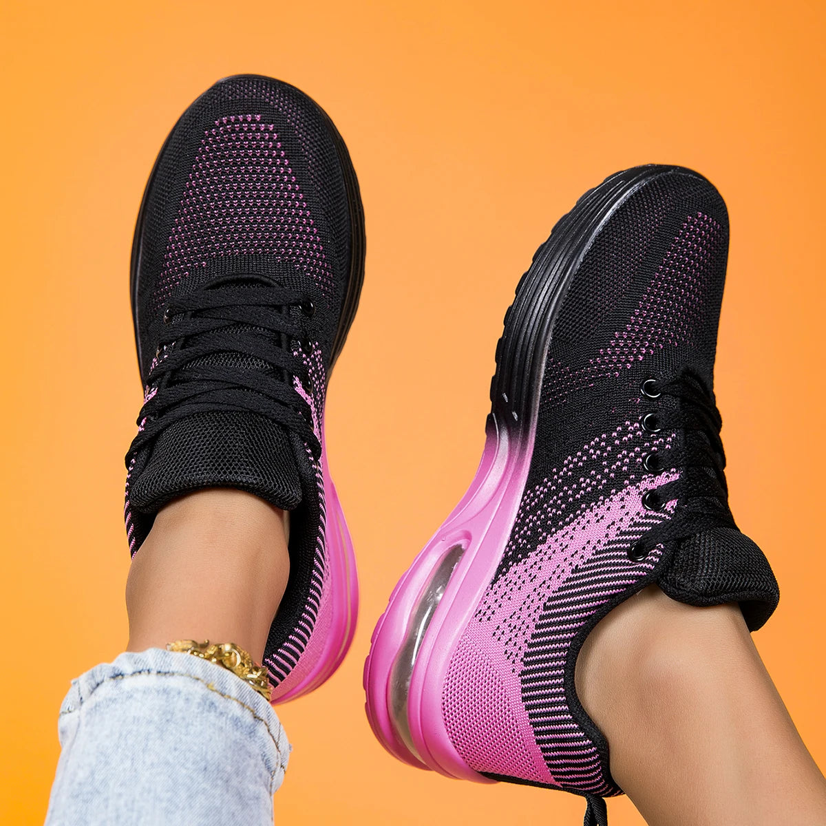 Unisex Running Shoes Breathable Lightweight Mesh Comfort