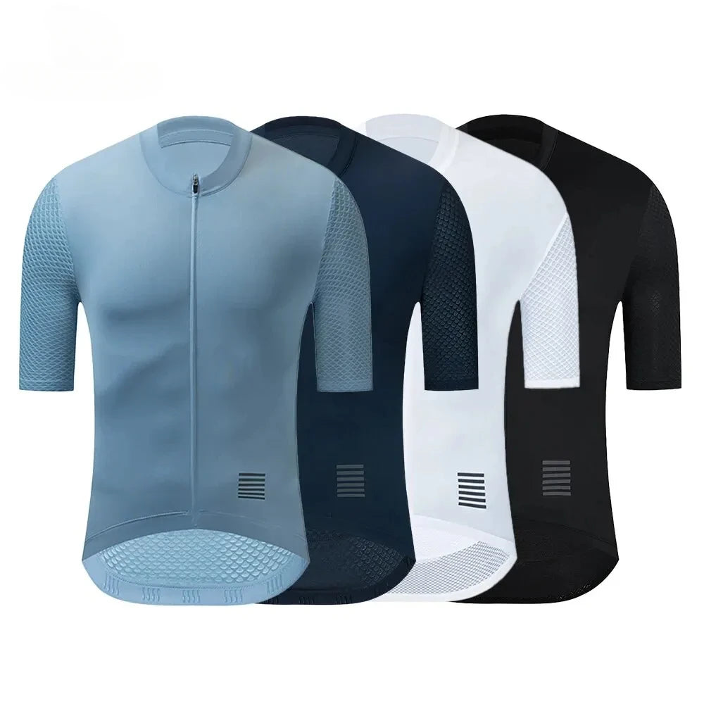 Reflective MTB Cycling Jersey Short Sleeve With Pockets