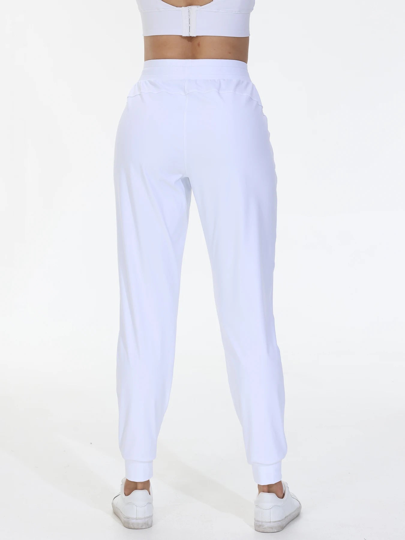 Women's High Waist Jogging Pants With Pockets Drawstring