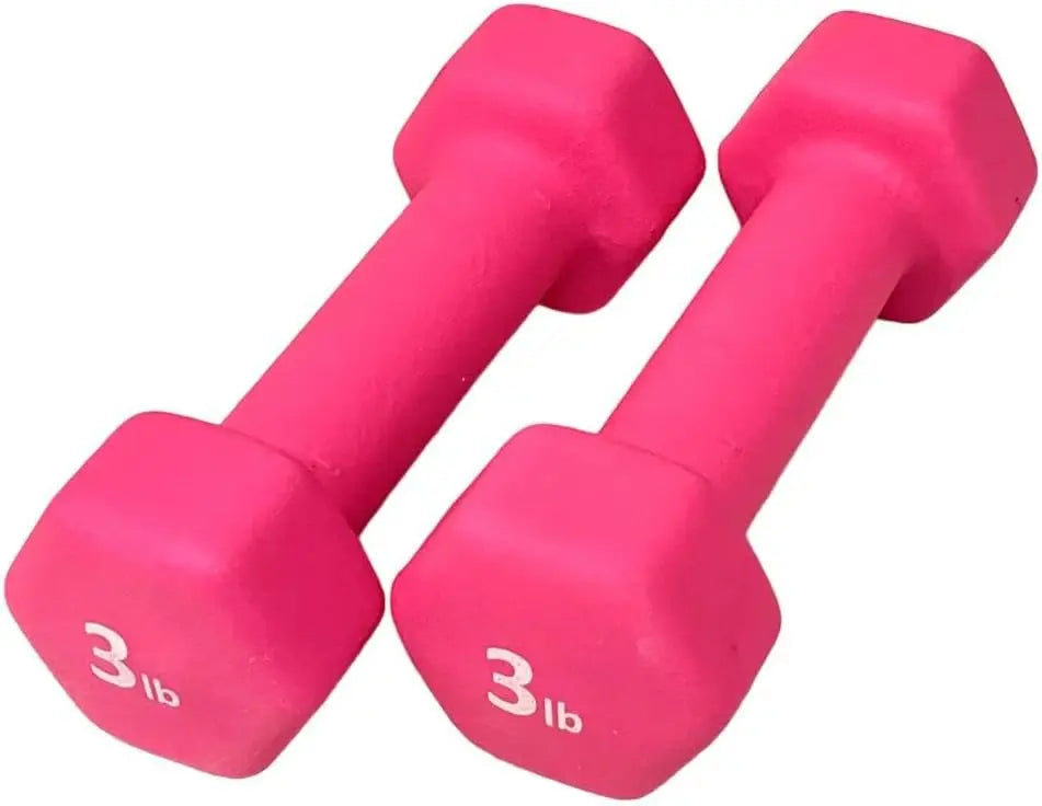 Neoprene Coated Dumbbell Hand Weights Set For Home Gym