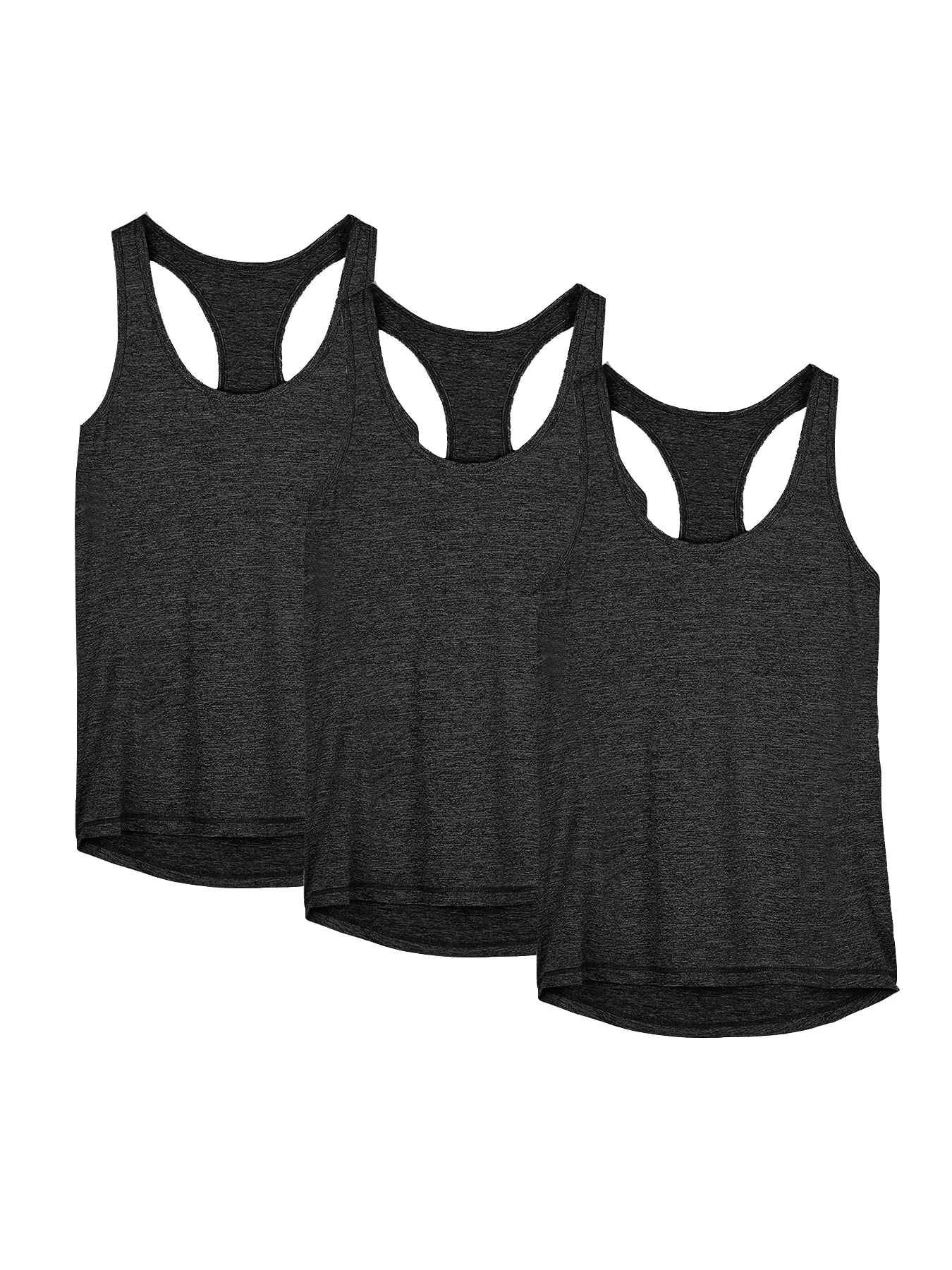 3 Pack Women Loose Yoga Tank Tops Quick Dry Workout Shirts