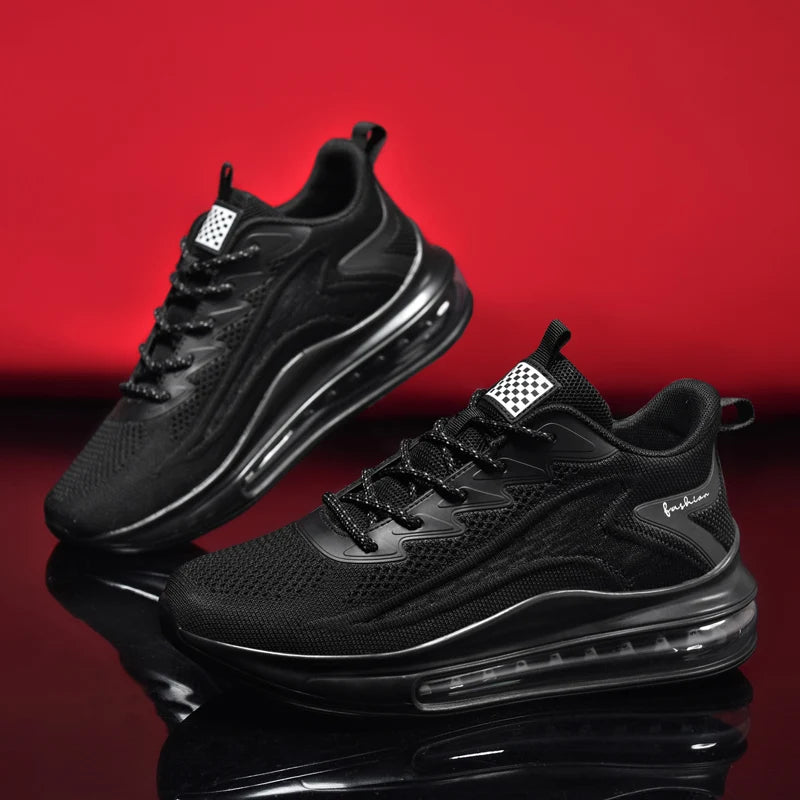 Mens Air Running Shoes Breathable Non Slip Casual Trainers