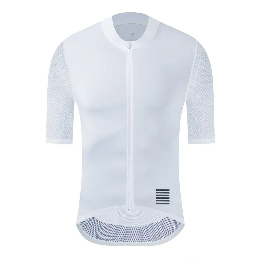Reflective MTB Cycling Jersey Short Sleeve With Pockets