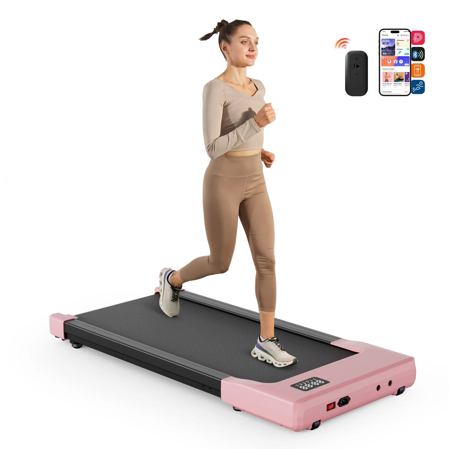 Walking Pad Under Desk Treadmill 2 In 1 With LED Display