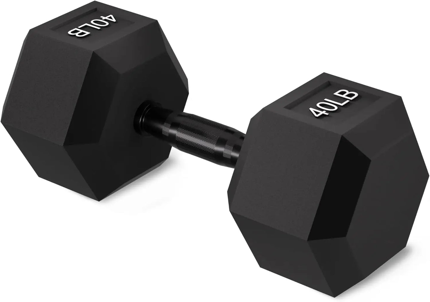 Rubber Encased Hex Dumbbell With Anti Slip Handle Home Gym
