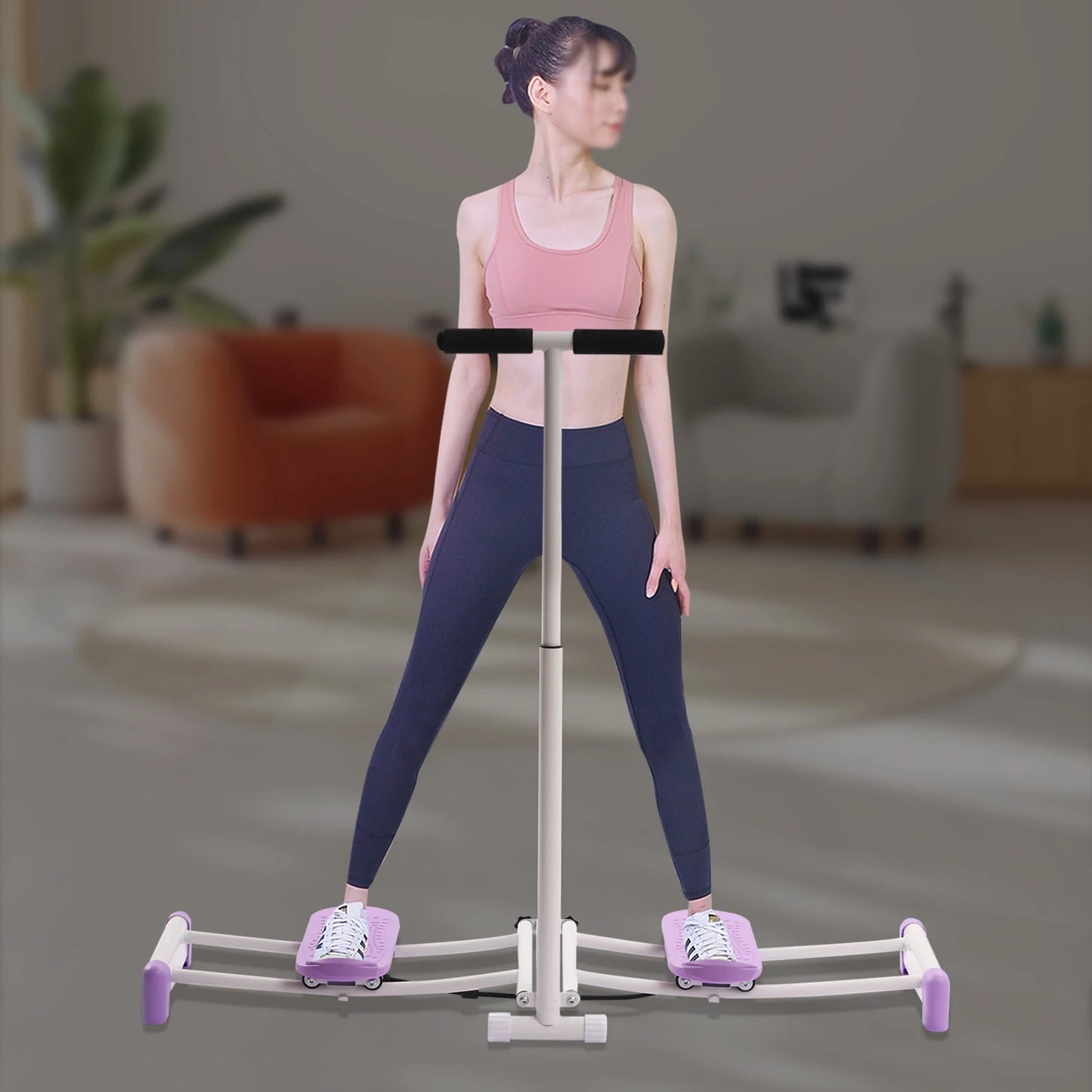 Foldable Adjustable Leg Exercise Equipment for Hip and Thigh Tone